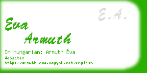 eva armuth business card